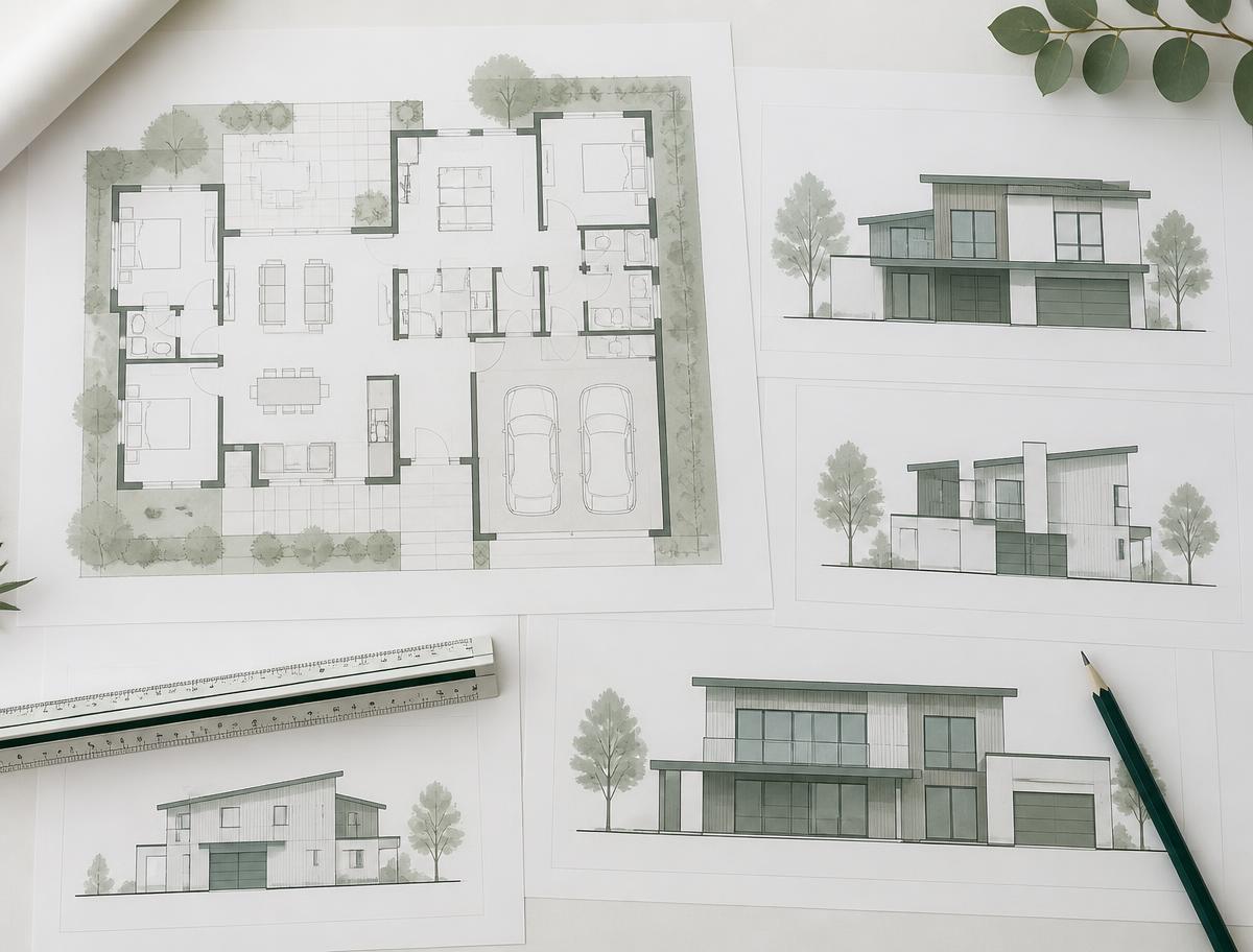 MyVilla house layout plans and elevation drawings